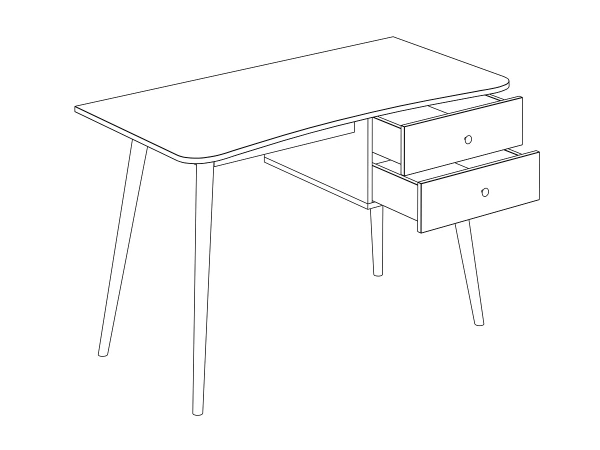 Стол рабочий Rili