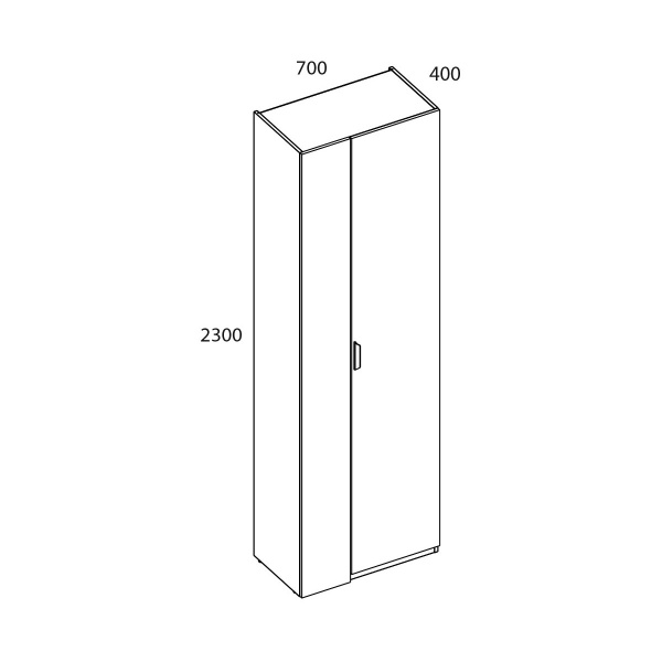 Шкаф 1D/K70 МОДЕРН