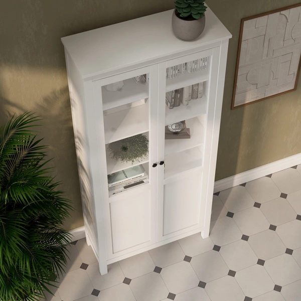 Шкаф витрина Кымор Hemnes с дверями пн/ст