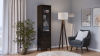 Шкаф-витрина 3 ящика узкий Кымор Hemnes