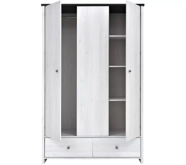 Шкаф платяной ПОРТО SZF3D2S