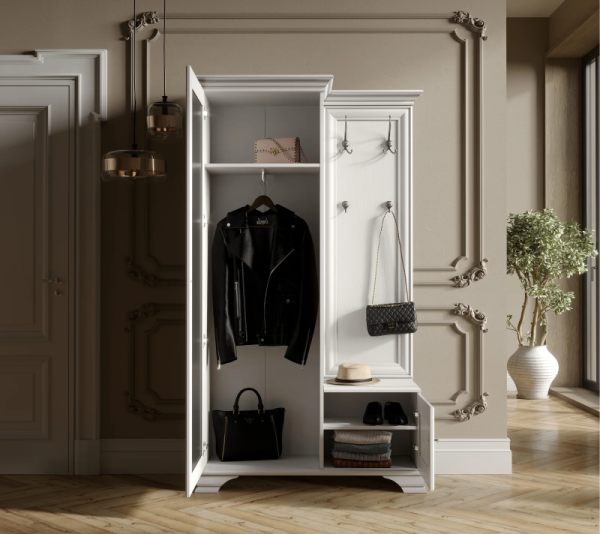 Шкаф с вешалкой КЕНТАКИ S320-PPK/110L