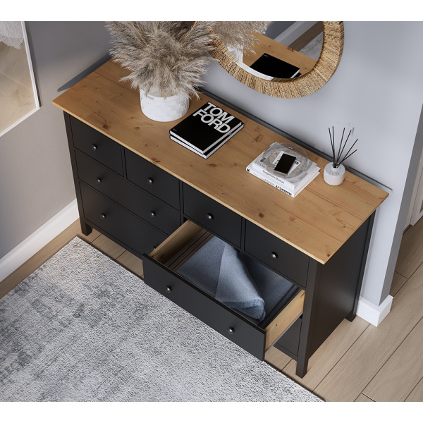 Комод 8 ящиков Кымор Hemnes