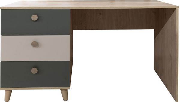 Стол письменный Вена П6.115.2.03-01 (Базальт+Персидский жемчуг+Гикори Кингстон)