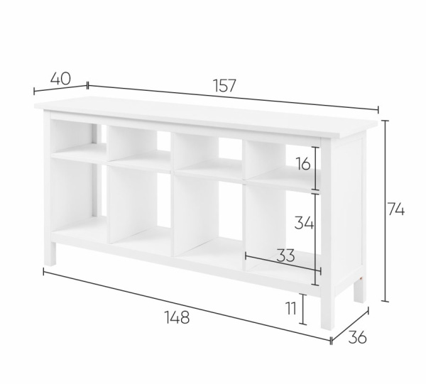 Стол-консоль Кымор Hemnes