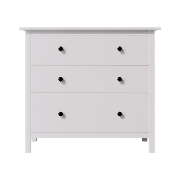 Комод 3 ящика Кымор Hemnes (Цвет Белый)
