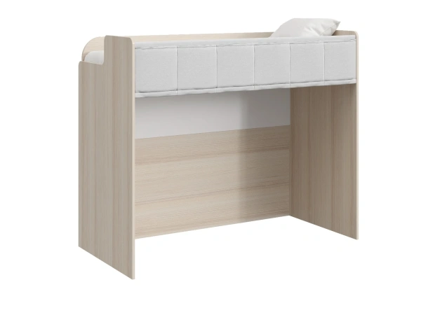 Кровать-чердак Play (Корпус Ясень Коимбра, Фасад Белая Шагрень)