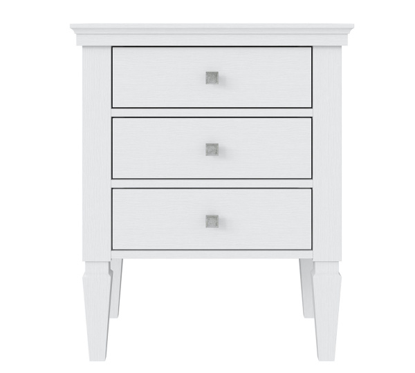 Тумба прикроватная Ольса 03 (Белый лак)