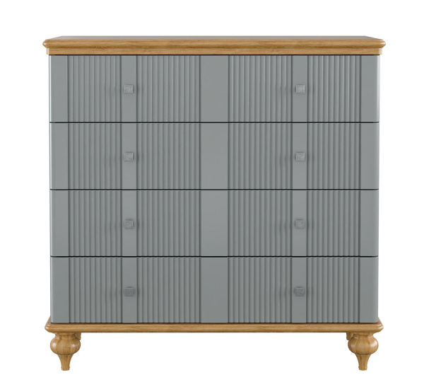 Комод Рандеву 04 (Серый 7042/Антик 24)