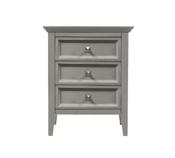 Тумба прикроватная Manhattan 3 ящика (Серый)