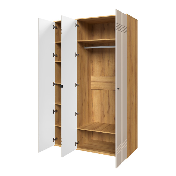 Шкаф распашной трехдверный Вега Саксония