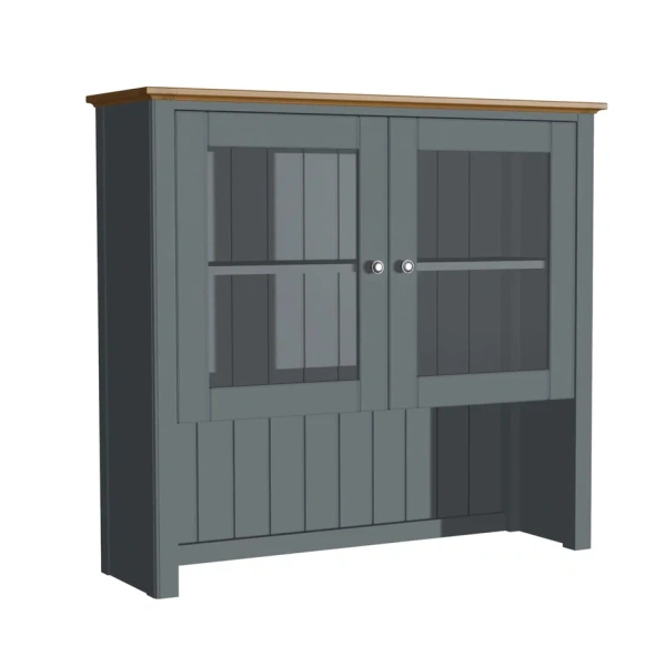 Надстройка буфета 20 Пенни (Серый 7046/Антик 24)