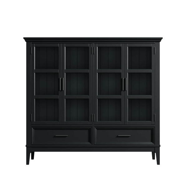 Шкаф для посуды Квадро-С 42 (Блэк 9)