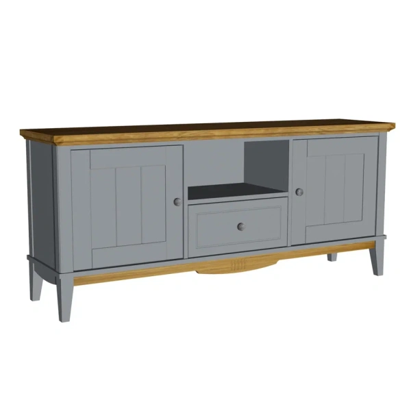 Тумба ТВ 1600 Пенни (Серый 7046/Антик 24)