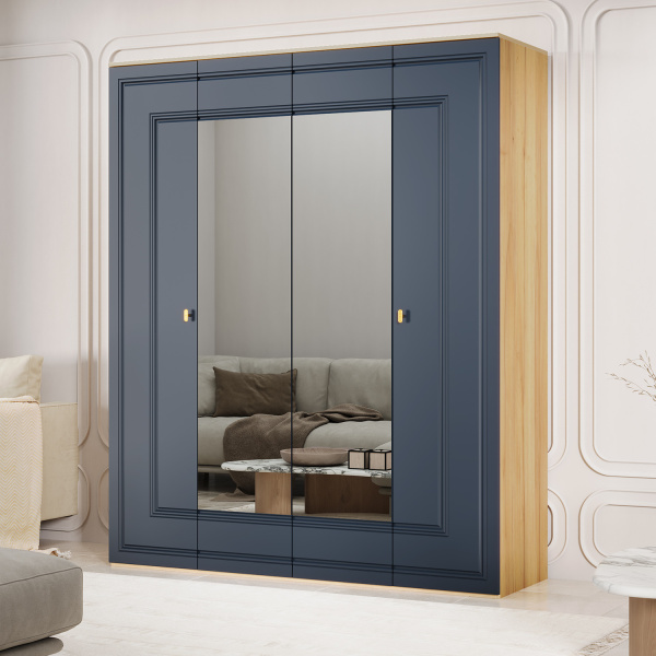 Шкаф 4-х дверный Вега Сапфир